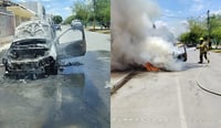 Imagen Se incendian dos camionetas en Torreón en menos de 15 minutos