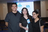 Xavier Ibarra, Wendy Estrada y Miroslava Román.