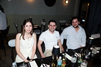Mayela Melero, Carlos Reyes y Luis Milán.
