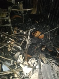 Imagen Se incendia taller del ejido Ana durante la madrugada, no hay lesionados