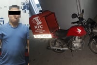 Imagen Hombre es detenido tras robar motocicleta de un restaurante, en el Centro de Torreón