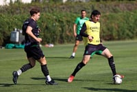 Los de la Comarca ya entrenaron por la mañana en la gran urbe californiana y de inmediato volaron a Torreón para el duelo ante los tapatíos.