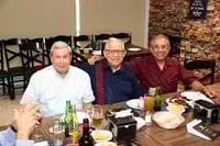Francisco Javier Zavala, Javier González y Roberto Flores.