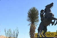 Torreón: Monumento del 'Caballito' vuelve a ser reubicado