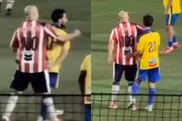 Imagen 'Bofo' Bautista agrede a exjugador en partido de leyendas Chivas vs América | VIDEO