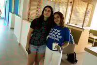 .Ana Lucía Soto y Julia Arias.