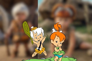 anime Así se verían Pebbles y Bamm-Bamm de los Picapiedra en la vida real, según la inteligencia artificial