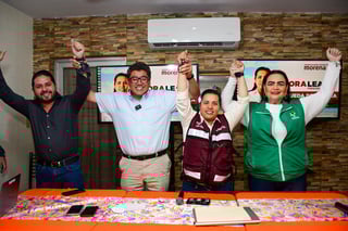 Elecciones Durango Senador Saúl  Monreal afirma que senadores y diputados federales respaldarán la administración de Flora Leal