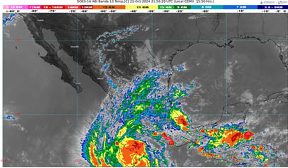 La Tormenta Tropical Kristy afectará a estos estados de México