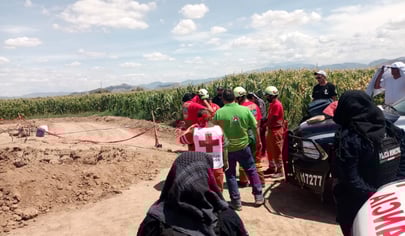 Trabajador muere tras derrumbe de excavación, la obra fue cancelada