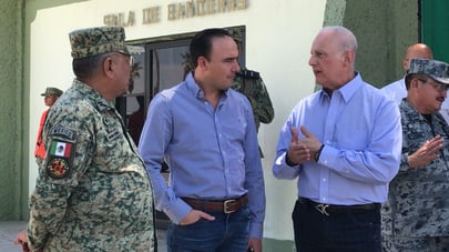 Entrega Manolo Jiménez remodelación de cocina del Cuartel Militar en la XI Región Militar