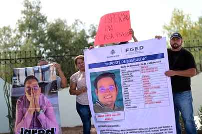 Convocan a manifestación pacífica por Pablo Jared a un año de su desaparición