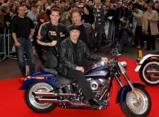 Ray Liotta, Tim Allen y John Travolta presentaron en Madrid su cinta Cerdos Salvajes. (EFE)