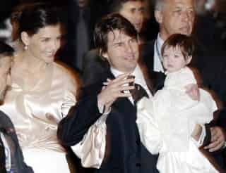 Tom Cruise descubrió el plan que tenía su esposa Katie Holmes para escapar de él durante el rodaje de su próxima película Mad Money. (Archivo)