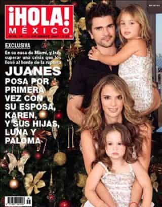 Juanes muestra su lado paternal en la revista ¡Hola! (Archivo)