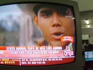 Encuentran el cuerpo sin vida del cantante José Luis Aquino. (Imagen tomada de la TV)