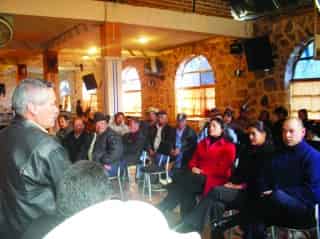 El senador Carlos Sotelo realiza una gira de proselitismo en Sombrerete en favor de Jesús Ortega, aspirante a la dirigencia nacional del PRD.