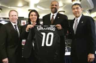Gallardo se va a unir en el D.C.United como estrella con un grupo de otros cuatro jugadores más latinoamericanos. (AP) 