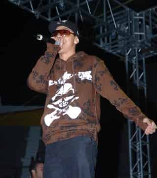 Nigga cantó en la Plaza de Toros la noche del viernes 29 de febrero. (Fotografía de Sergio Reyes)