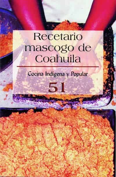 La comida mascoga de Coahuila conserva reminiscencias de la tradición culinaria africana, criolla estadounidense y predominantemente, de la cocina del Noreste de México.