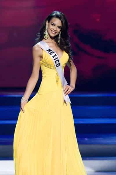 Elisa Nájera, representante de México, es considerada una candidata fuerte para llevarse la corona. (AP)