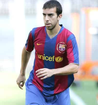 Oleguer es un producto de la cantera del Barcelona, con el que debutó en el 2003.