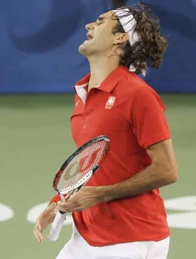 Federer sigue sin ganar un metal olímpico, ya que en Sidney cayó en semifinales y en Atenas fue derrotado en la segunda ronda. (AP)