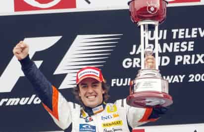 Alonso consiguió su segundo triunfo consecutivo luego de su victoria en Singapur. (AP)
