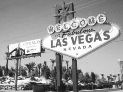 FOTO 1
El muy conocido anuncio que da la bienvenida a quienes llegan a Las Vegas, y que es el símbolo de la ciudad.