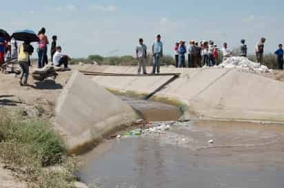 LA CORRIENTE. El cauce del río que cruza por los canales del ejido Coyote.