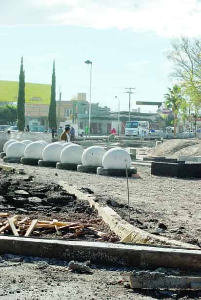 En el Parque de Nazas ya hay agua potable, drenaje y se ha terminado la obra civil; las obras al momento representan un avance del 68 por ciento.