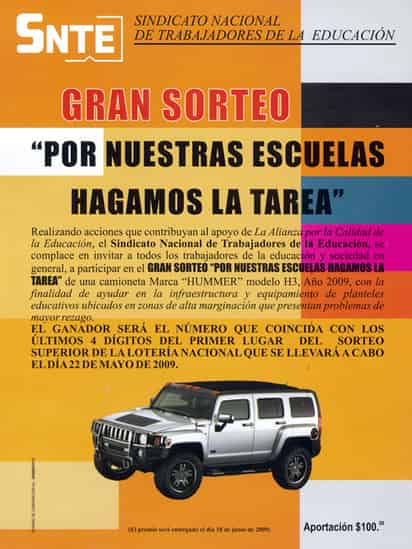 Ponen a la venta boletos para rifa de 53 Hummer