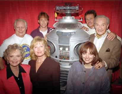 Elenco original de perdidos en el espacio. (Fotografía de AP)