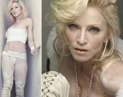 Aunque posó de manera sexy en unas fotografías, un acercamiento en una de ellas dejó ver que el paso del tiempo ha dejado huella en la cantante.