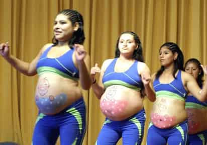 El concurso busca crear conciencia en las mujeres acerca de los beneficios de practicar actividad física durante el embarazo y estimular al bebé en el vientre materno. (AP)
