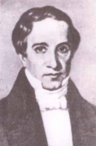 Lic. don José María Bocanegra, ilustre tercer Presidente de México, en 1829.