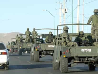 Refuerzos. Miles de militares llegaron como relevo para descansar a las tropas y evitar que sean infiltrados por el crimen organizado. 