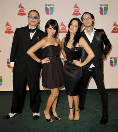 El grupo chileno Kudai en la gala de entrega de los premios Grammy Latinos, en Houston, Texas E.U. ARCHIVO