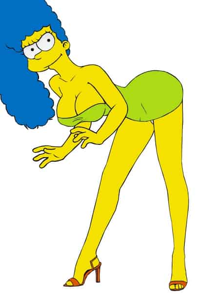 La mamá Simpson posará en tres páginas 'sexy' y 'desnuda' pero sin mostrar sus atributos al completo.