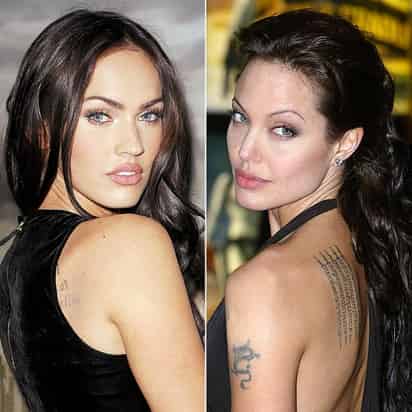 Pintan su raya. Angelina Jolie y Megan Fox están cansadas de que se les compare; además a la mujer de Brad le disgusta que Megan sea escandalosa. ARCHIVO