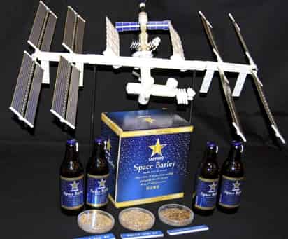 La marca japonesa de bebidas Sapporo presentó en Tokio la primera cerveza del mundo producida con cebada cultivada en el espacio, que se pondrá a la venta de forma limitada entre aquellos que lo soliciten a través de internet. (EFE)