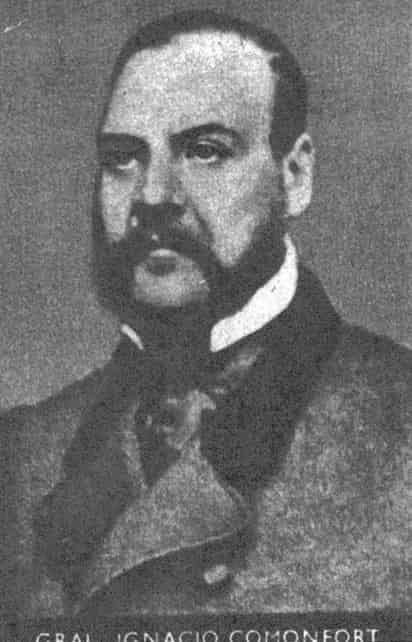 Gral. de División don Ignacio Comonfort de los Ríos, Vigésimo sexto Presidente de México del 11 de diciembre de 1855 al 11 de enero de 1858.
