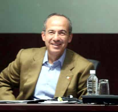 El presidente Felipe Calderón durante acto inaugural del doceavo Foro Internacional de Energía, que se realiza esta martes en el marco de su gira de trabajo por la entidad. (El Universal)