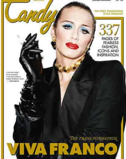 James Franco cambió su imagen para la revista Candy. 