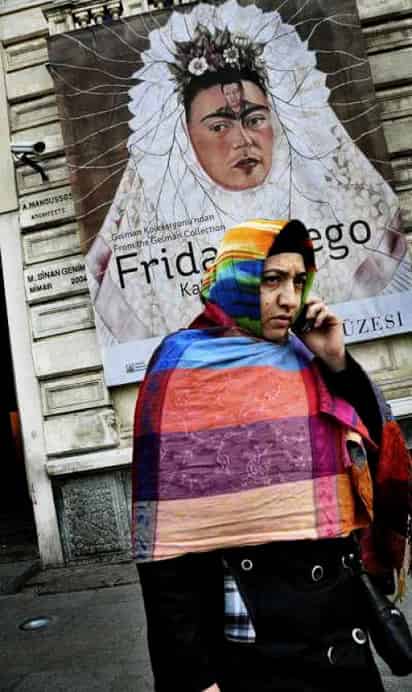 Por primera vez obra de Diego Rivera y Frida Kahlo en Turquía. (EFE)