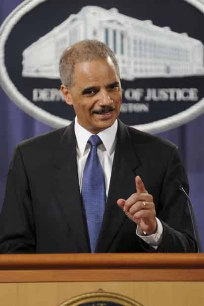 Operativo. Eric Holder, procurador general de Estados Unidos.