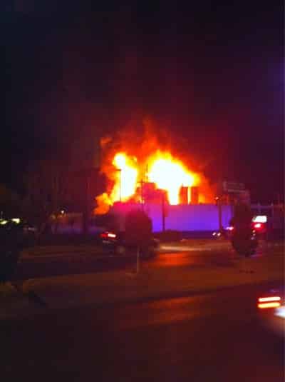 Se incendió la planta de la empresa de lácteos Lala ubicada en el municipio de Durango, sin que se reportaran lesionados ni víctimas mortales, únicamente daños materiales.FOTO TWITTER @Luizork