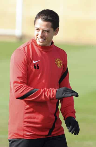 “Chicharito” lamentó que el Manchester United quedara fuera de todas las competencias. (EFE)