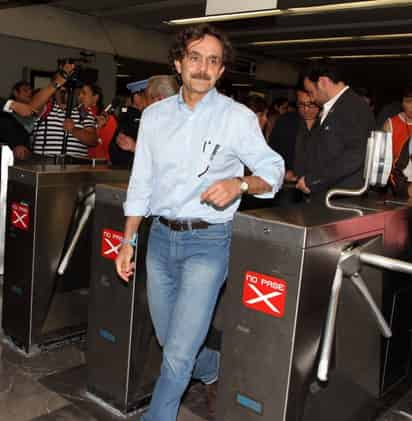 PANAL. El abanderado del partido Nueva Alianza, Gabriel Quadri de la Torre.