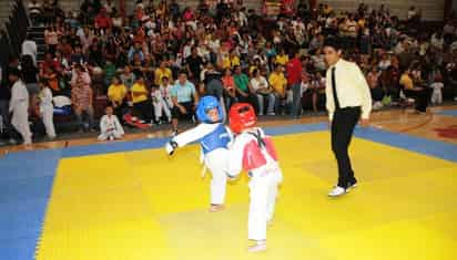 Como los grandes exponentes que son, los pequeños fueron parte importante del Torneo de Tae Kwon Do de la Amistad. Gran Torneo de la Amistad de Tae Kwon Do